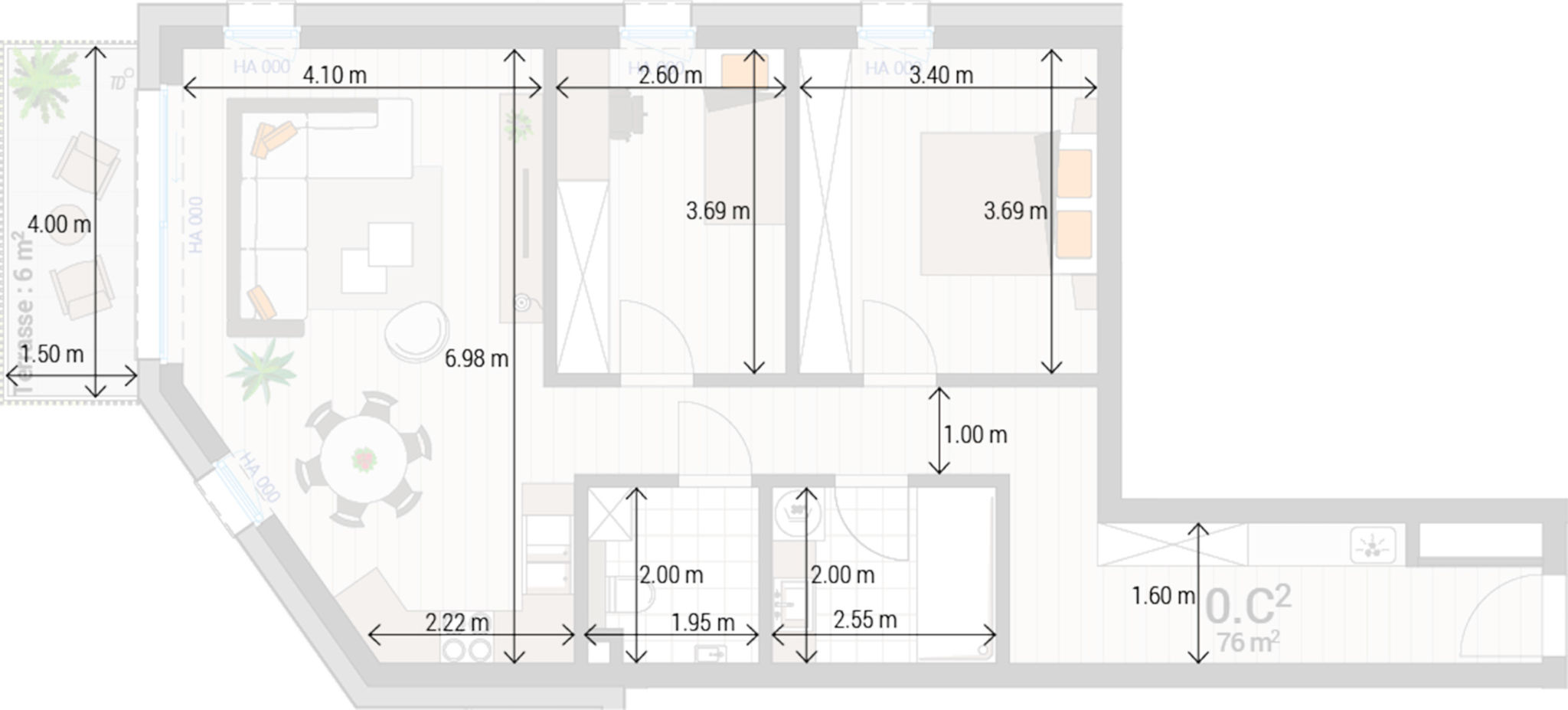 Appartement 0C